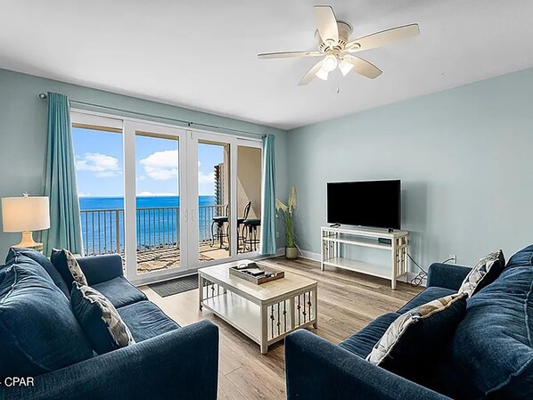 Condo, Multiple Beds (Laketown Wharf 1523) | Living area - Laketown Wharf 1523 (Panama City Beach)