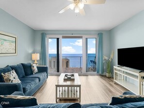 Condo, Multiple Beds (Laketown Wharf 1523) | Living area - Laketown Wharf 1523 (Panama City Beach)