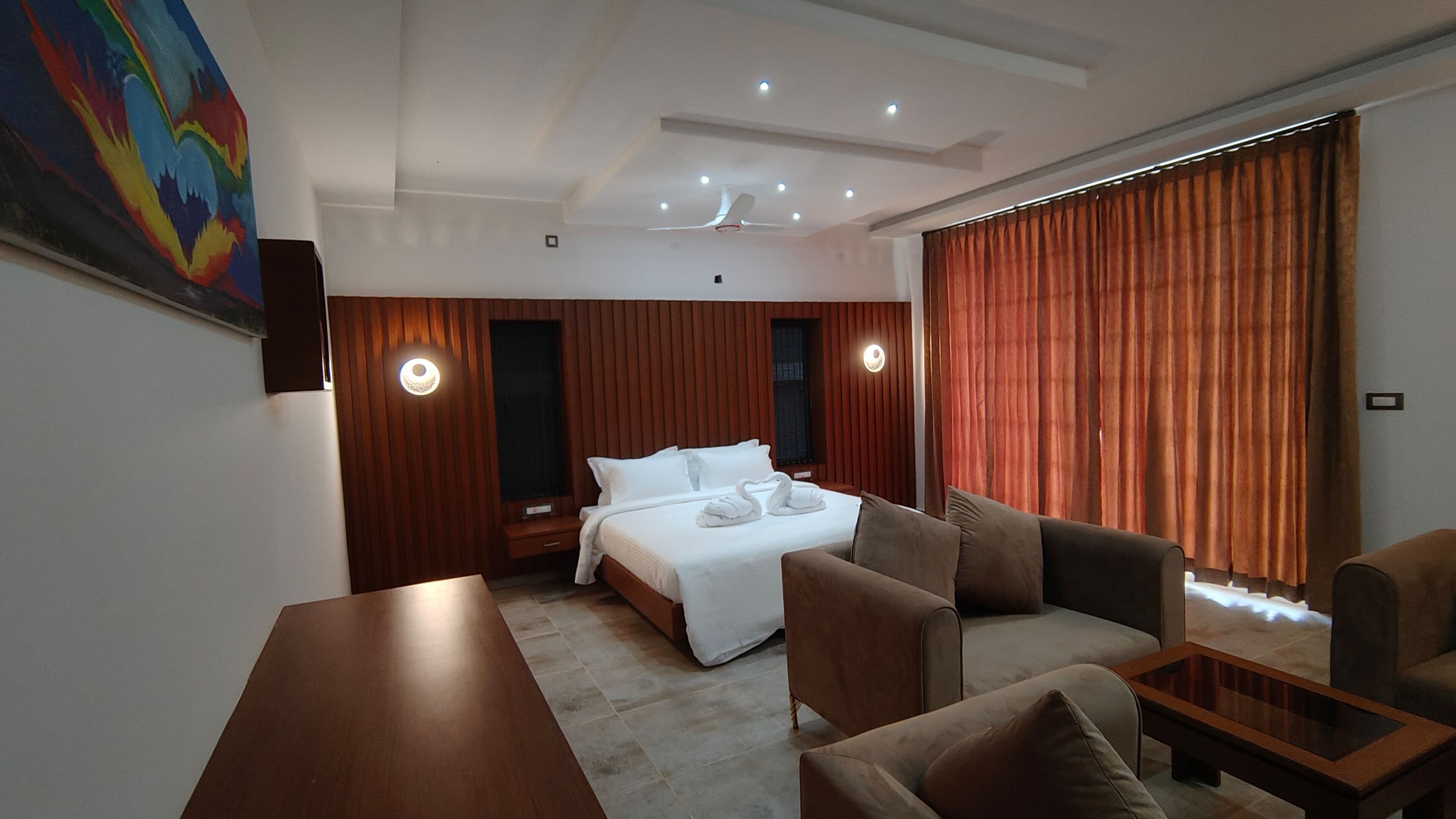 Deluxe Double Room, Balcony, Resort View | Premium bedding, in-room safe, blackout drapes, soundproofing