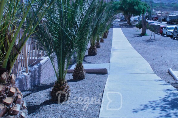 Enceinte de l’hébergement