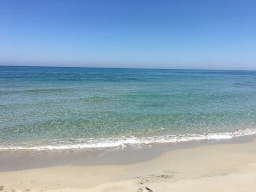 San Foca, Blue Flag of Europe and 5 Sails, 200m sea trilo, 8px, garden 