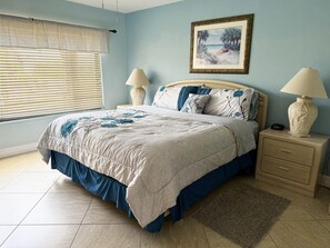 2 bedrooms, bed sheets
