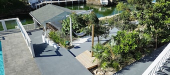 Waterfront 5BR Home w/ Pool, Gated Parking & Prime Location!