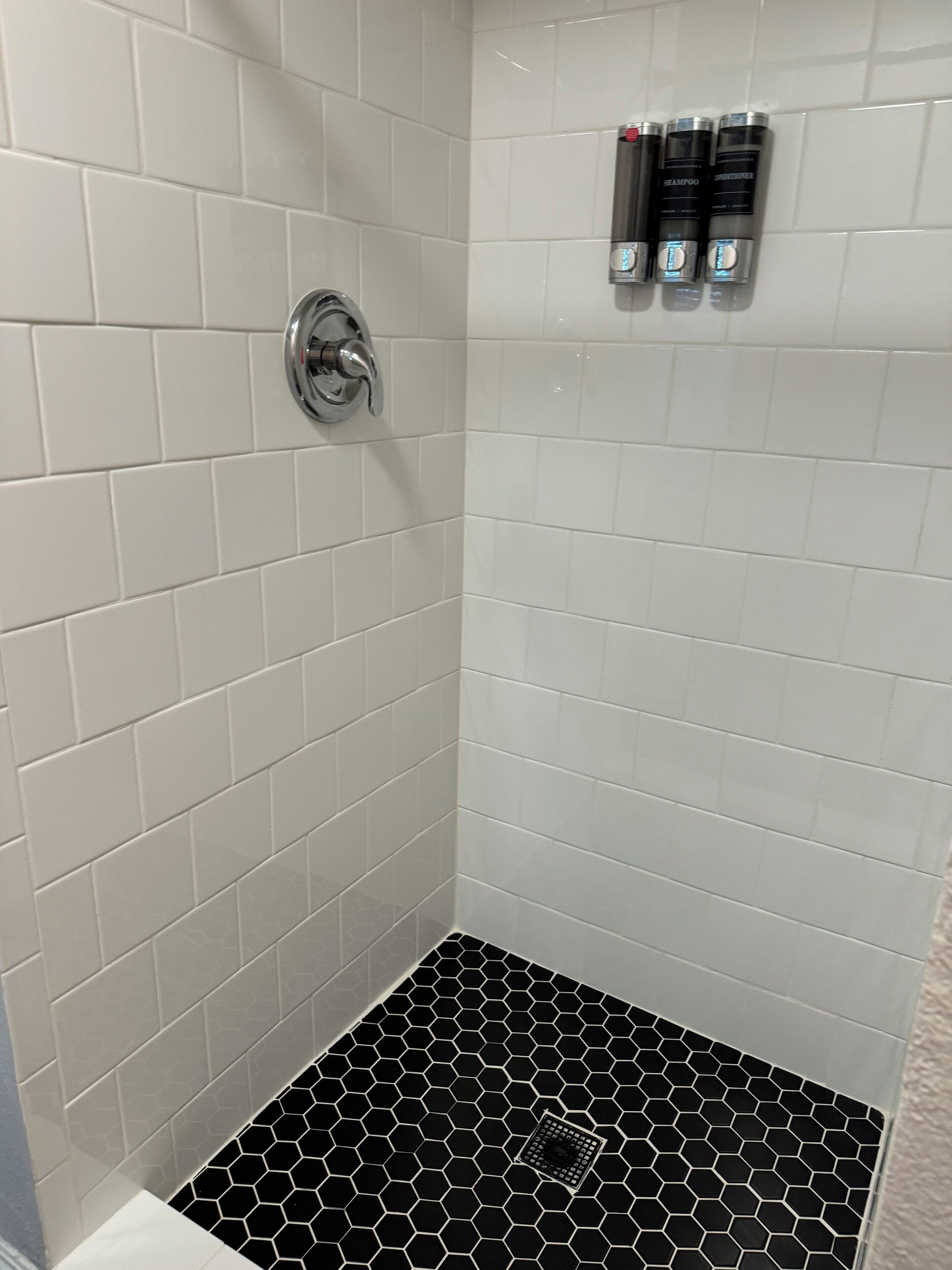 Suite clásica | Baño | Ducha, toallas, jabón y champú