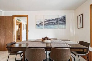 Dining - Whitefish Riverfront Retreat — 2bd, 1ba on 5 acres (Flathead County)