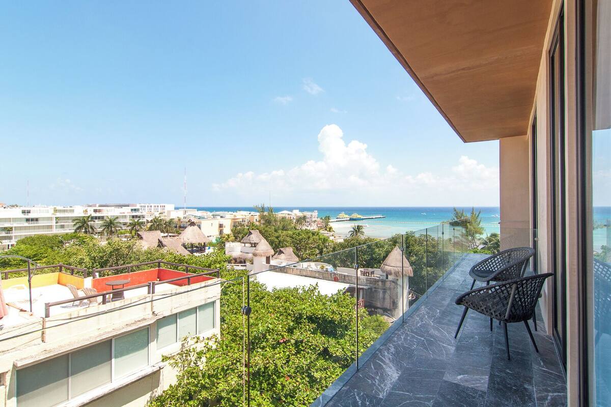 Apartment, Balcony, Ocean View | Balkoni