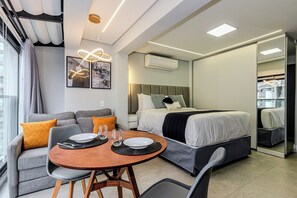 Studio, 1 Double Bed with Sofa bed | View from room