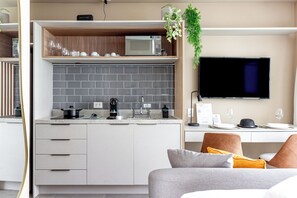 Studio Casal com Varanda | Private kitchen