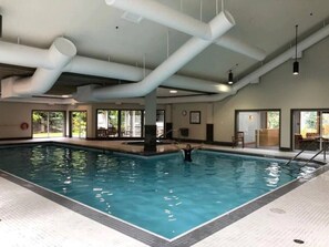 Indoor pool, a heated pool