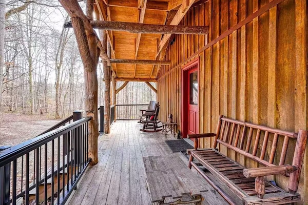 Covered front porch