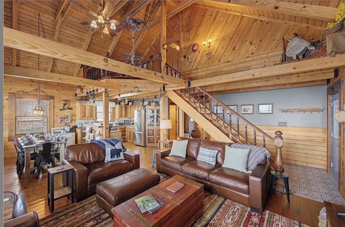 Smart TV, fireplace, DVD player, books