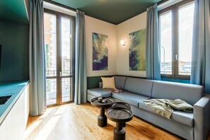 Living area - Palazzo Quantum 1 (Milan)
