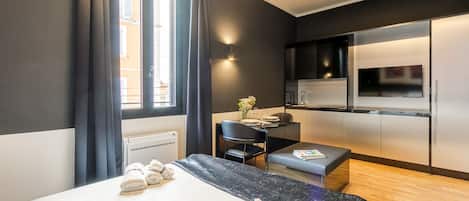 2 chambres, draps en coton égyptien, literie de qualité