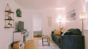 TV connectée, cheminée