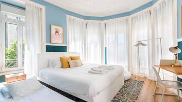 6 bedrooms, iron/ironing board, travel crib, WiFi