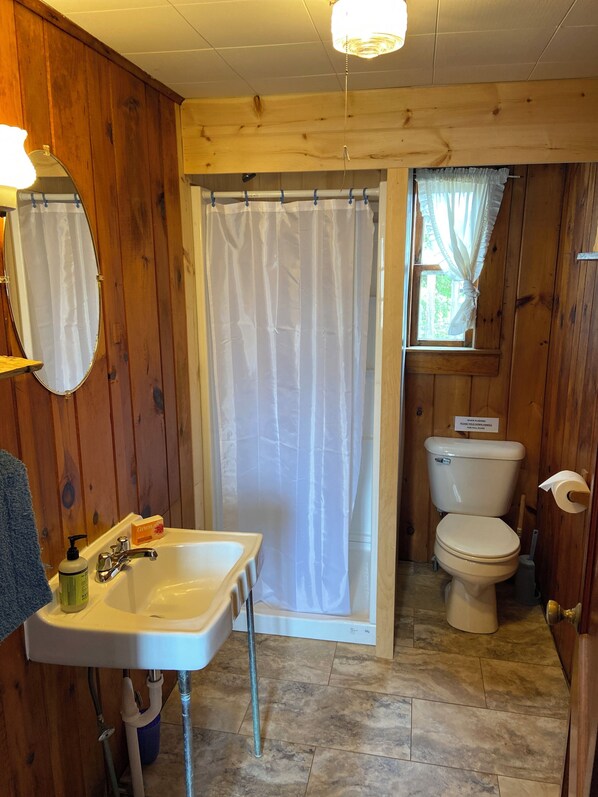 Shower, towels