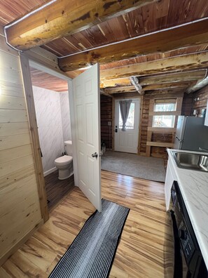 Interior - Petite Cabin With Ladder Loft (Wasilla)