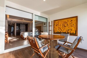 Deluxe Apartment, Pool View | Balcony