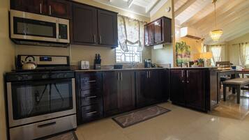 Microwave, oven, stovetop