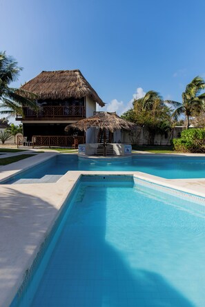 Outdoor pool - Kabañas & Beach Club Ojo de Agua (Puerto Morelos)