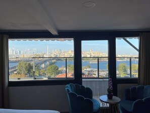 Chambre Double Panoramique, balcon, vue mer