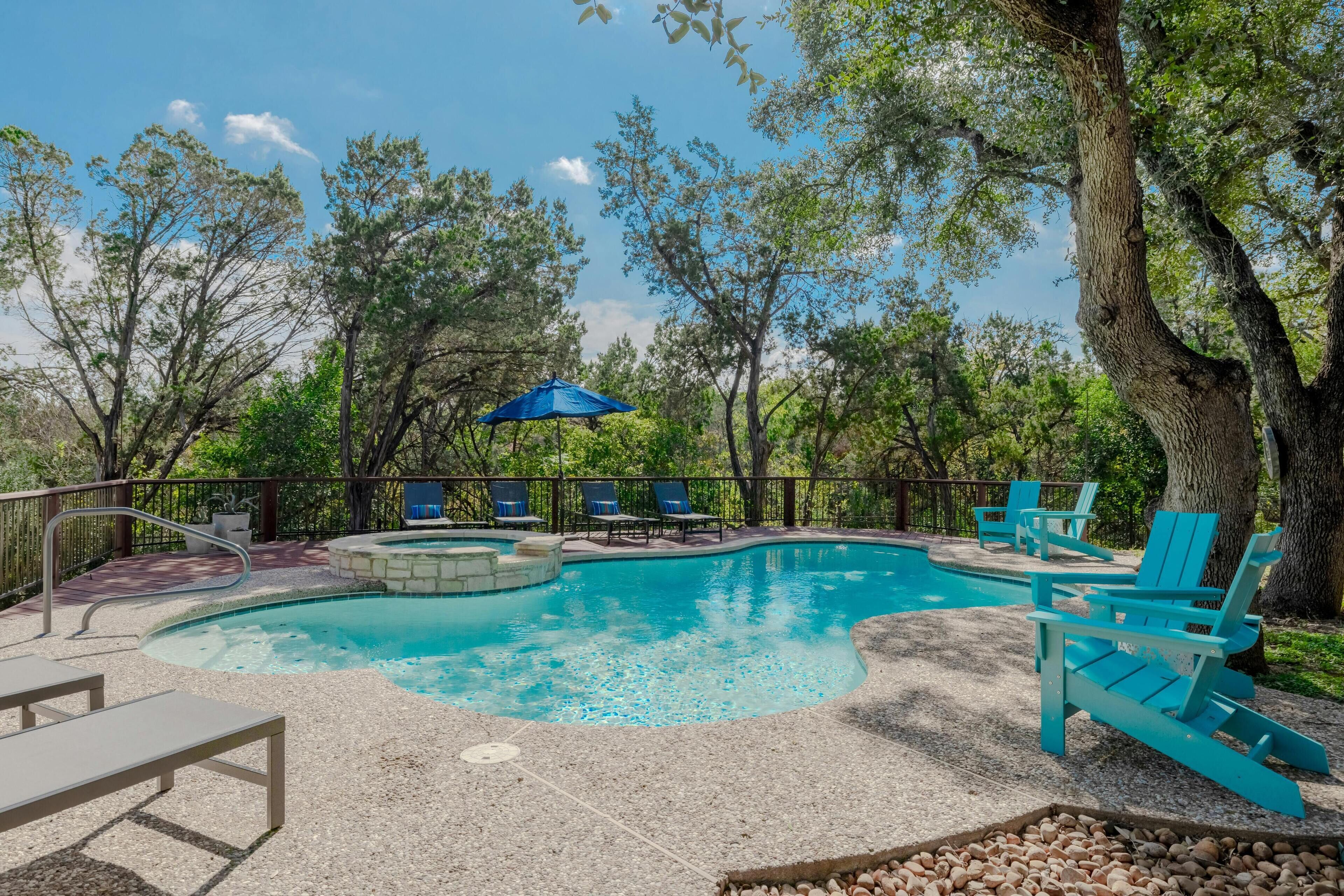 Et oppvarmet basseng