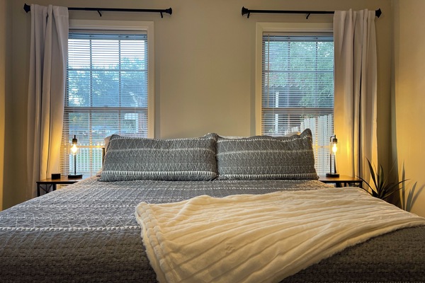 King size beds for ultimate comfort!