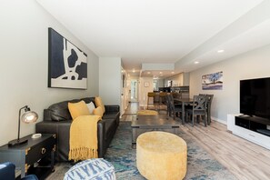 TV connectée, cheminée