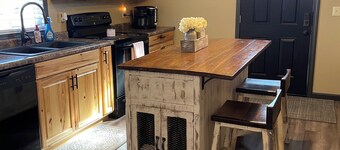 Small House in Pope County Eddyville, IL surrounded by Shawnee National Forest .