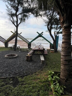 Framhlið gististaðar