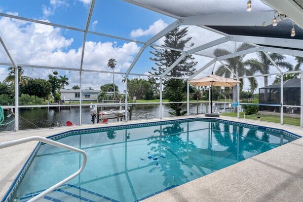 Una piscina climatizada