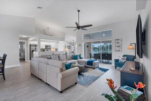 TV - Orlando Villa 5870: Private Pool & Canal Access Home (Charlotte County)