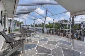 Terrace/patio - Charlotte County Villa 5875: Relaxing Pool Getaway (Charlotte County)