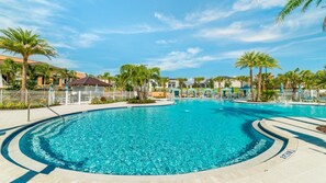 Una piscina riscaldata
