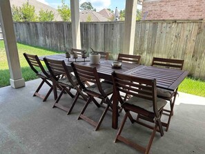 Outdoor dining