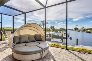 Terrace/patio - Charming Villa 5901: Pool + Spa by Charlotte Harbor (Charlotte County)