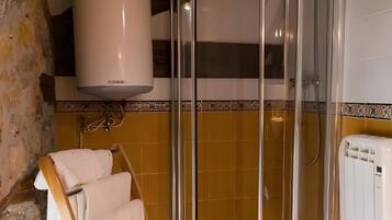 Een douche, een haardroger