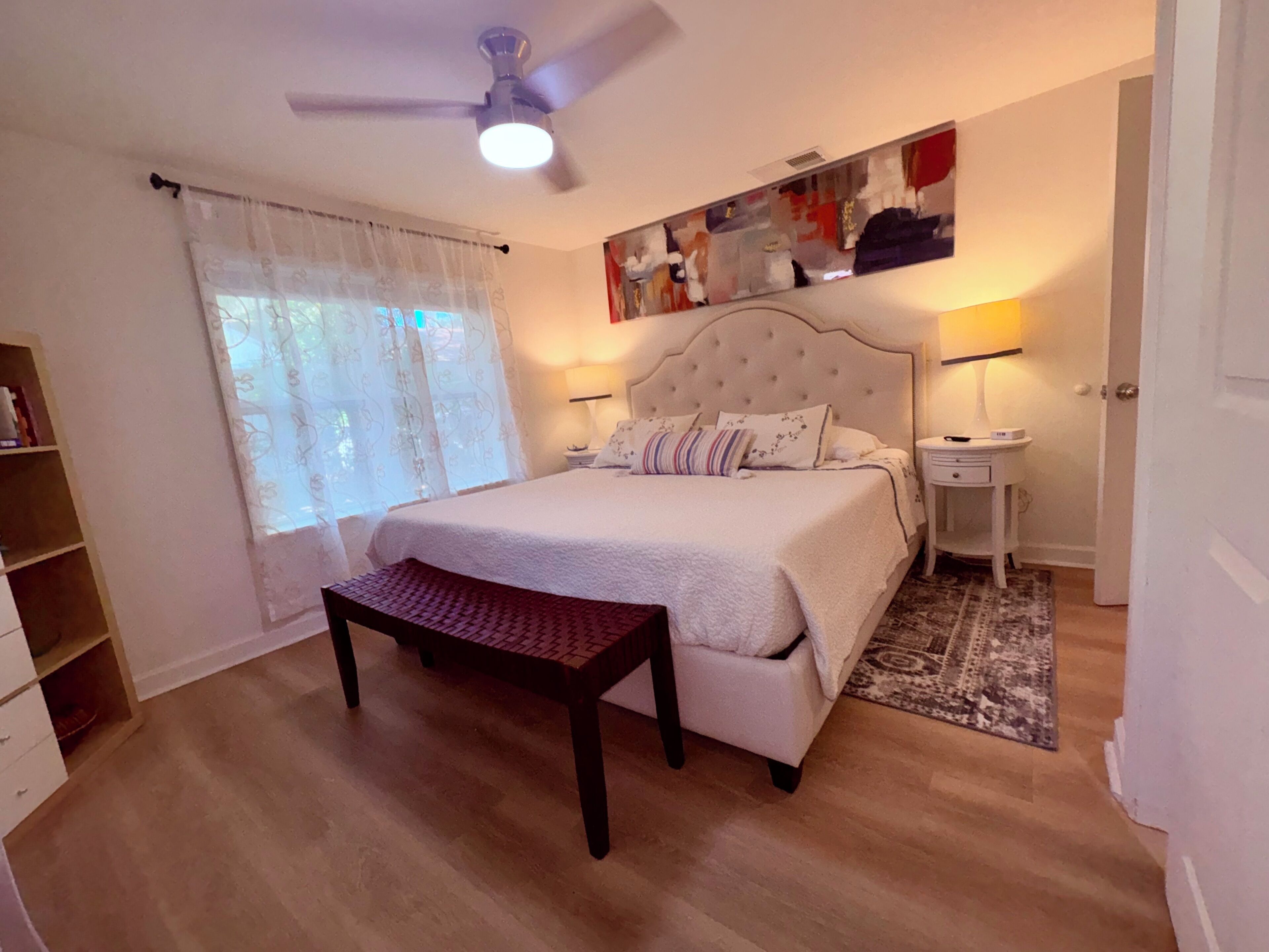 3 bedrooms, iron/ironing board, travel crib, WiFi