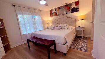 3 bedrooms, iron/ironing board, travel crib, WiFi