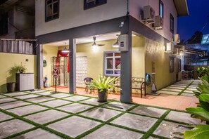 Voorkant van accommodatie