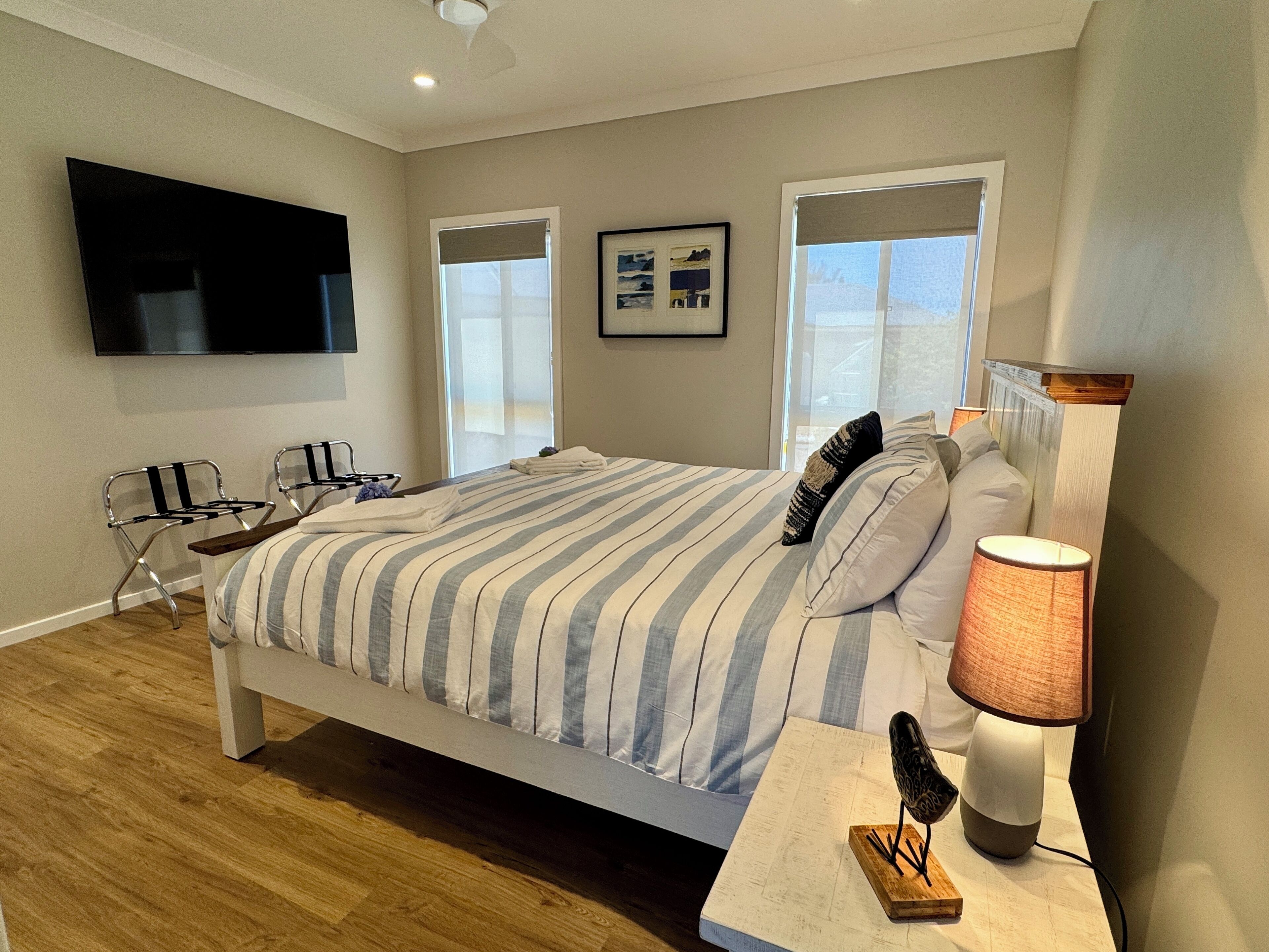 1 slaapkamer, een strijkplank/strijkijzer, reisbedje, gratis wifi