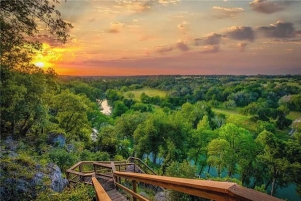 Blick von der Unterkunft