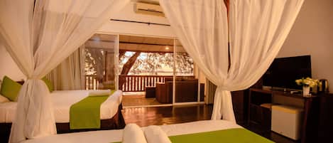 Suite Familiale, vue lac (Deluxe Family Suite, Lake View) | 1 chambre, bureau