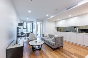 Economy Apartment | Living area - Serain Residences Canberra Centre (Braddon)
