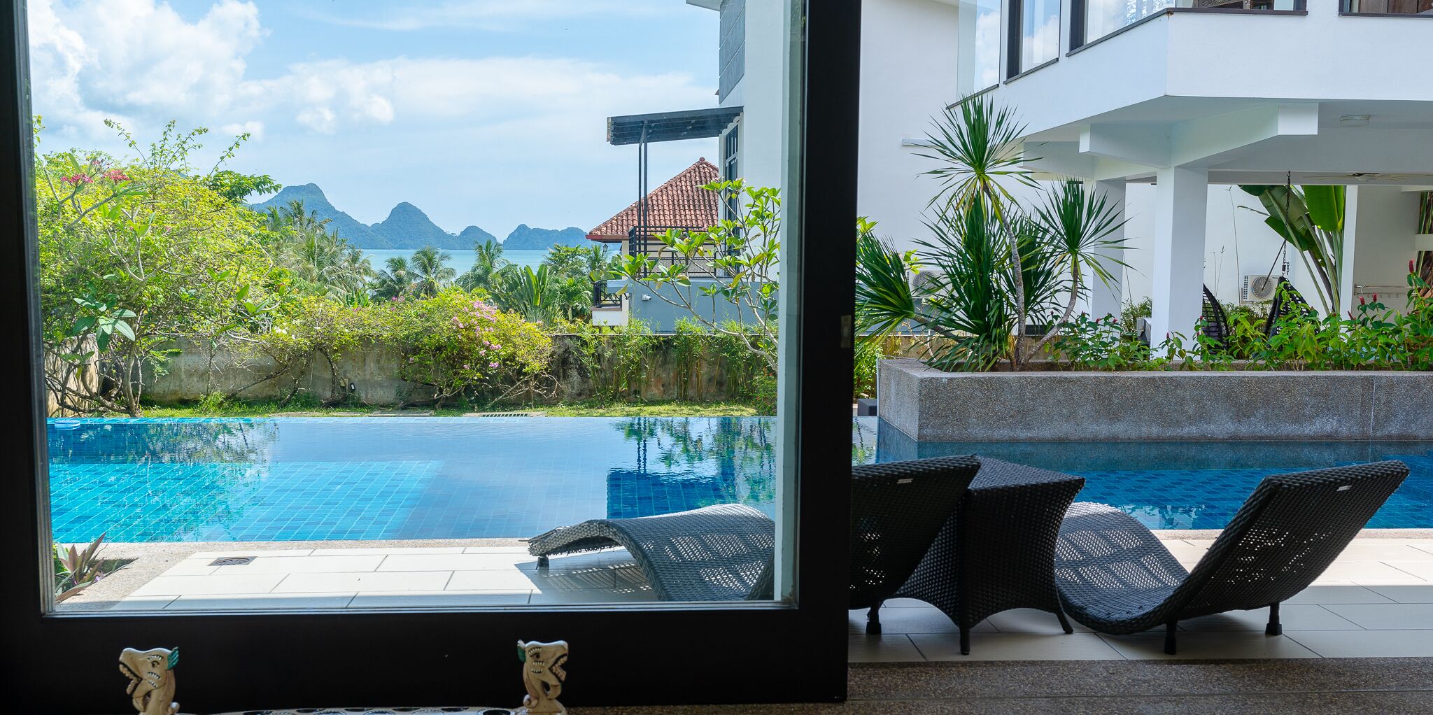 Alberca al aire libre 