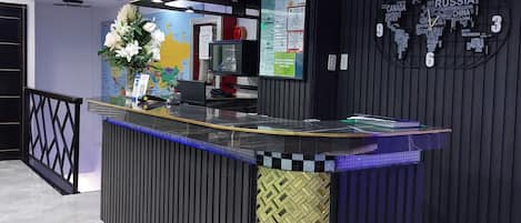 Meja sambut tetamu