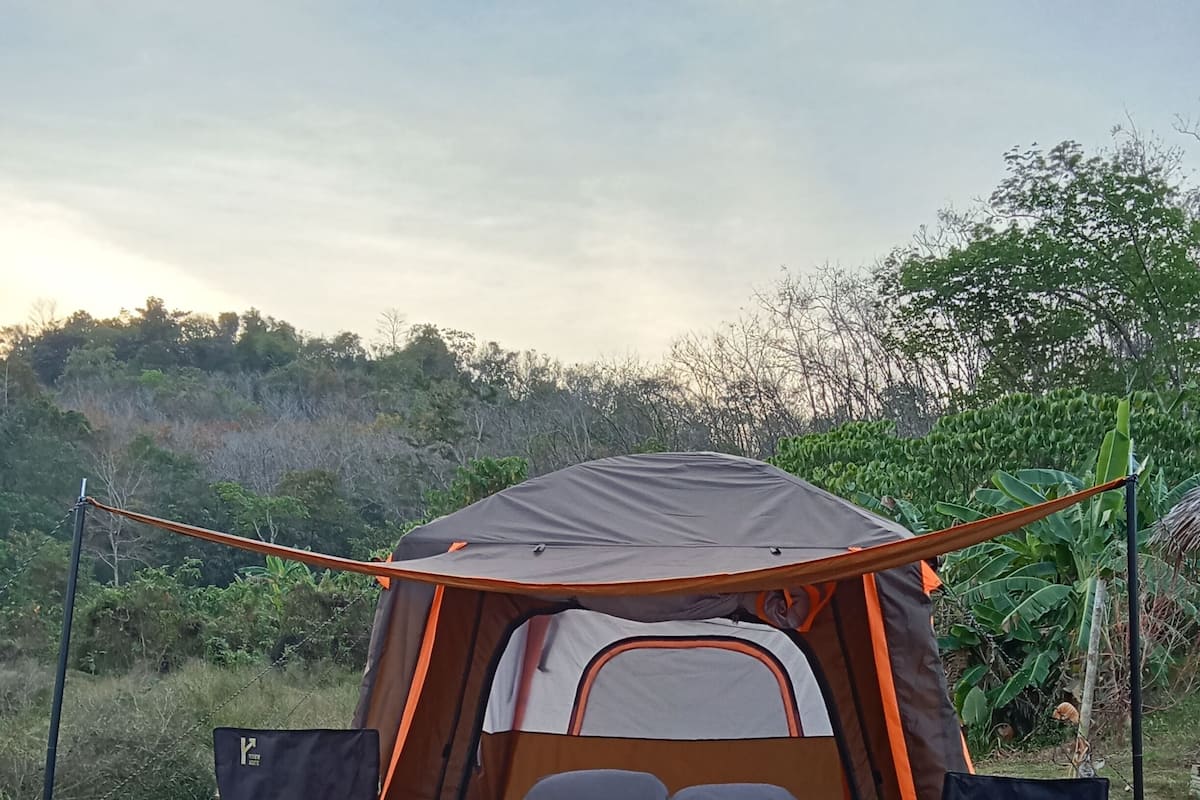 Tent, Shared Bathroom