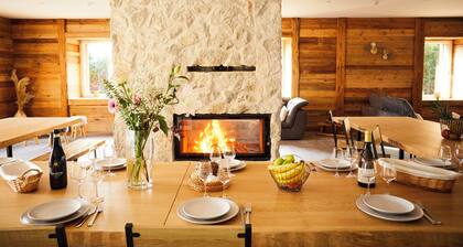 Chalet la Forgerie 32 pers, Piscine, Sauna, Jacuzzi, Cinéma