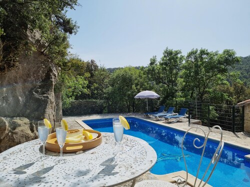 Maison de vacances pour 10 avec piscine privée