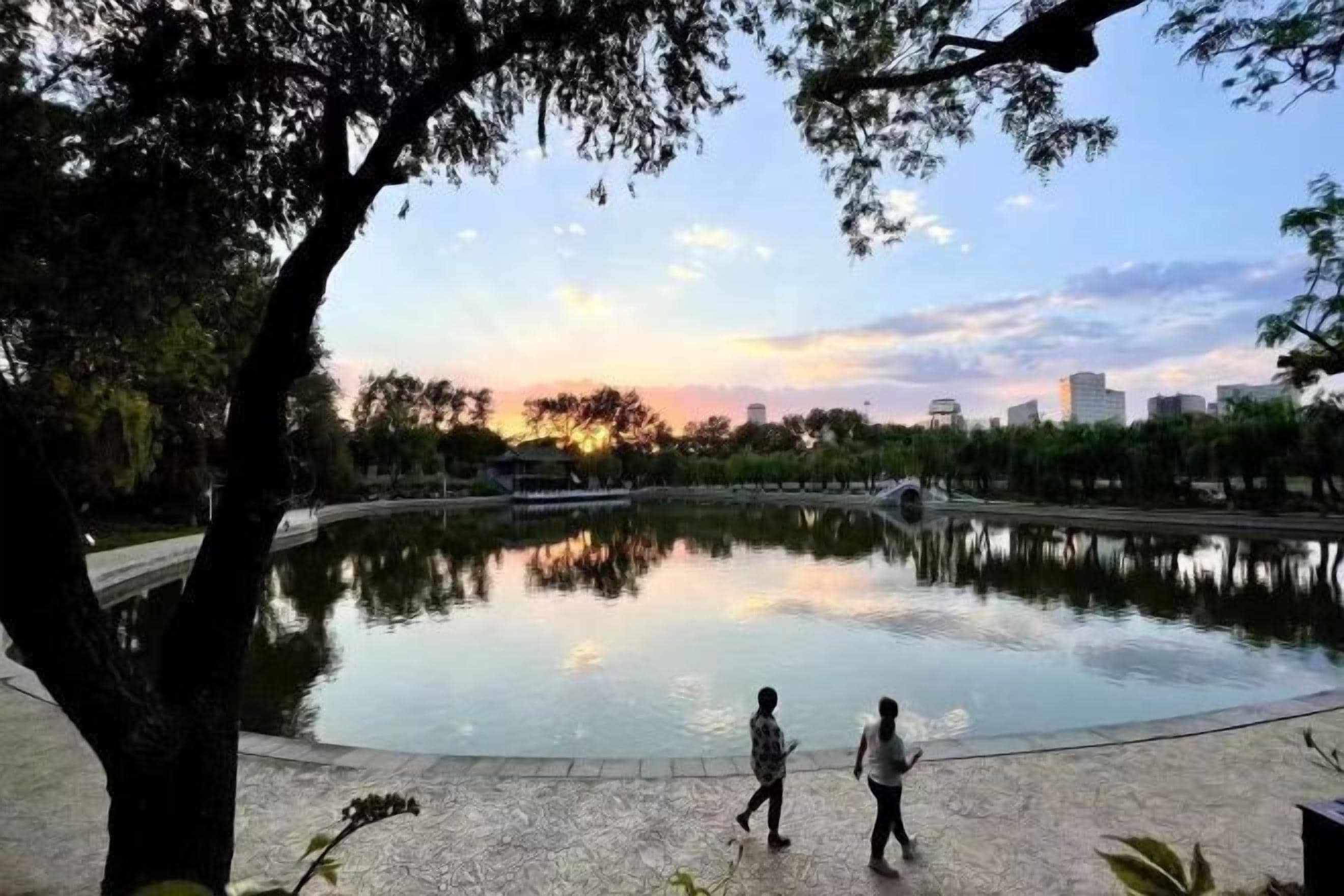 Uitzicht vanuit accommodatie